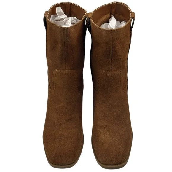 Steve Madden Romney Brown Suede Pull On Booties Womens Size 8.5M New $160 - Picture 2 of 12